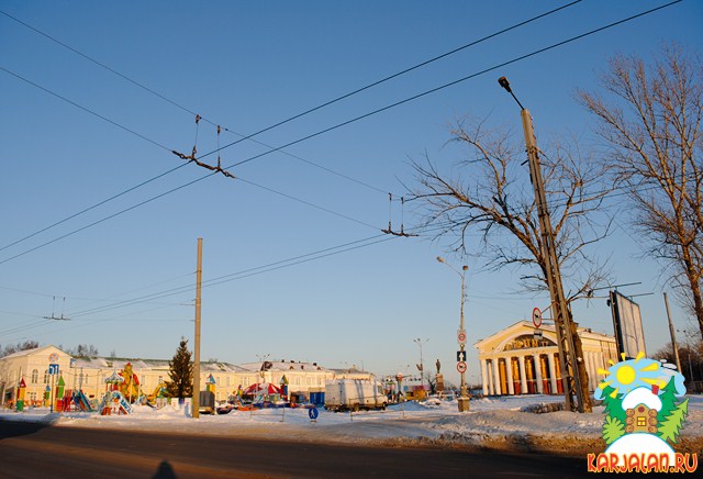 Зимний солнечный Петрозаводск